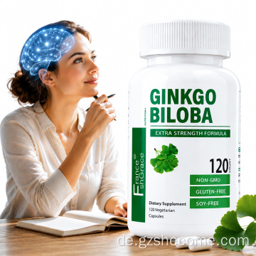 Ginkgo Biloba Unterstützung des Gehirns Ginkgo Biloba-Kapseln